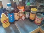 Wet spice ingredients for Memphis style BBQ sauce